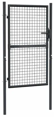 Produktbild von Gartentor - Zauntür - Gitterdesign 100 x 150 cm - Witterungsbeständiger Kunststoff - Garten, Terrasse, Patio - Armeegrün