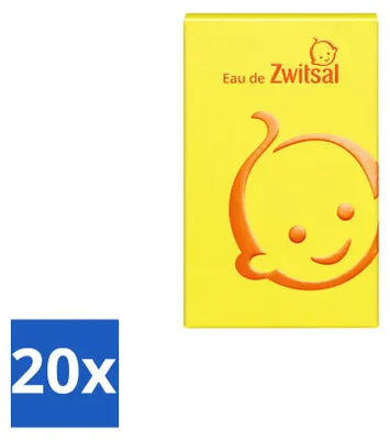 Image de 20 x Eau de Toilette Zwitsal - Parfum familier - 95 ml - Pack économique - 20 pièces