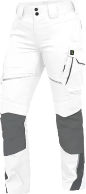 Produktbild von Leibwächter Damen Bundhose Flex-Line FLXDH24 Gr. 34 weiß/grau
