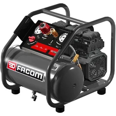 Image de Compresseur - Horizontal - Facom - Silencieux - 6 L - 1,6 HP - Silencieux