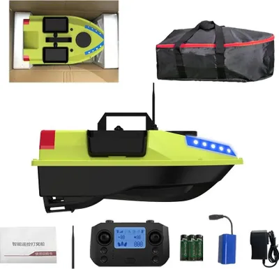 Obrázok produktu pre GPS RC návnada loď, 600m rozsah riadenia, vodotesné prevedenie, D20 12000mAh