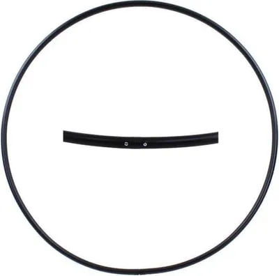 Produktbild von Hula Hoop Rohling, PE-20mm, SCHWARZ, Durchmesser 60cm