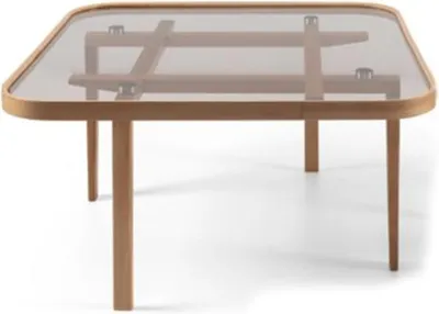 Produktbild von Wohnzimmer Couchtisch Moderner Luxus Möbel Glastisch Designer Holz Neu