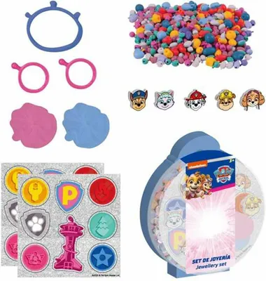 Image de Kit pour créer des bracelets et des colliers The Paw Patrol Coloré