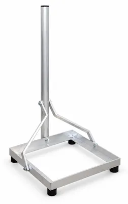 Produktbild von PremiumX Balkonständer 40x40cm Aluminium 1 Meter Mast SAT Flachdachständer