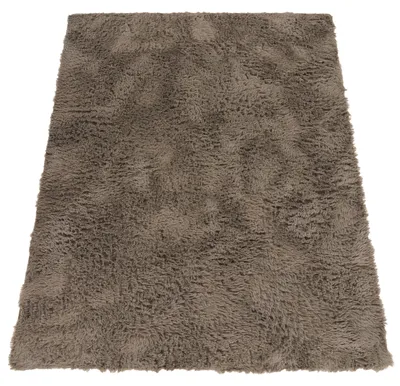Produktbild von Hochflor Teppich Wohnzimmer Fellteppich Kunstfell Shaggy Flauschig Einfarbig Grösse 160x220 cm