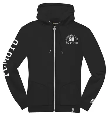 Immagine prodotto di FC-Moto Moto-H felpa con cappuccio con zip da donna, nero, XS
