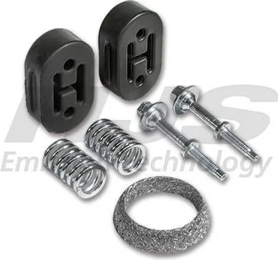 Produktbild von HJS 82 43 9000 Montagesatz Auspuffanlage Abgasanlage für HONDA Jazz II Schrägheck (GD, GE3, GE2)