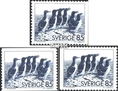 Produktbild von Briefmarken Schweden 1976 Mi 937y A,Dl,Dr (kompl.Ausg.) postfrisch Alken