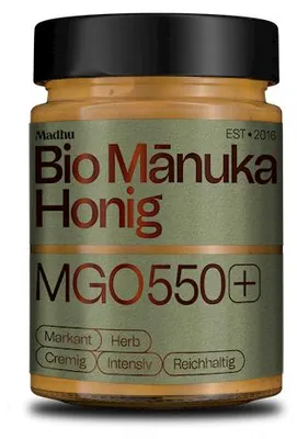 MIÓD MANUKA MGO 550+ BIO 250 g - BIO MANUKA