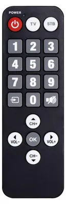 Dálkový ovladač pro seniory pro set-top box EM190 / EM190S / EM190L