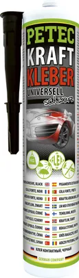 Produktbild von Petec Kraftkleber 290 ml Kartusche, schwarz