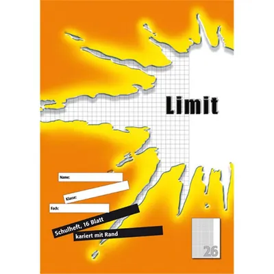 Image de LANDRÉ 100050511 Limit Schulheft DIN A4 Lineatur 26 / 5 mm kariert