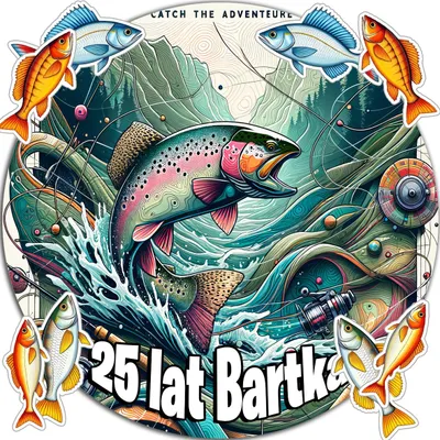 Obrázok produktu pre DEKORÁCIA NA TORTU 20 cm – MOTÍV: RÝBKA S UDIČKOU + MENO 15 cm, 18 cm