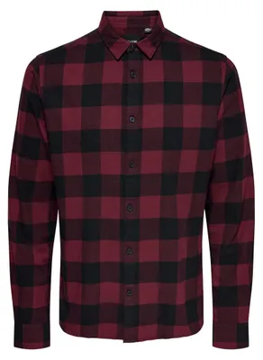 Zdjęcie produktu dla Koszula w kratkę w stylu lumberjack do czasu wolnego ONSGUDMUND |