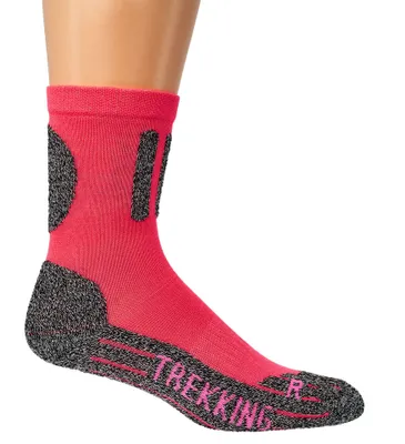 Produktbild von TippTexx 24 - Sport- und Bike-Socks Coolmax (Polyesterfasern)® , 2 Paar, Neon Pink, Größe 42-47