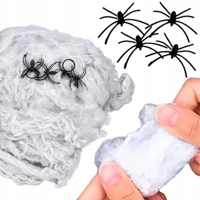 Produktbild von Fiestas Guirca XL Spinnennetz Dekoration für Halloween