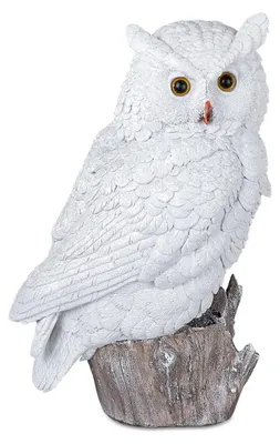 Produktbild von Deko Figur 'Wintereule', 32 cm, weiß