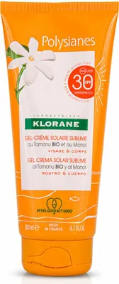 Produktbild von Klorane Polysianes Sublime Spf30 Sun Cream Gel 200ml
