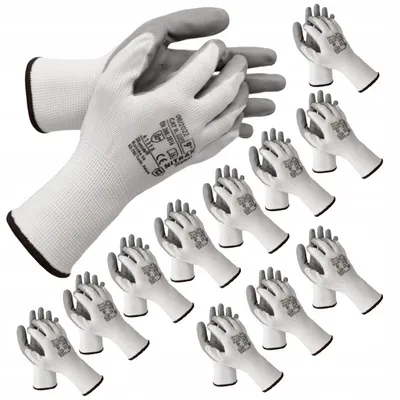 Imagen del producto de Guantes de trabajo con revestimiento de nitrilo, marca 3Kamido, talla 9