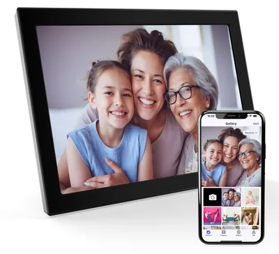 Produktbild von XORO CPF 10CF, Digitaler WLAN-Fotorahmen 10.1 Zoll, Touchscreen, App-Steuerung