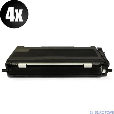 Produktbild von 4x Eurotone Toner Alternative für Brother TN2120 Black Schwarz