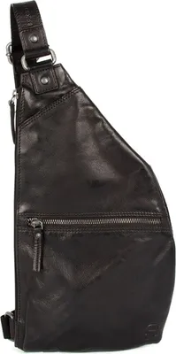 Image de SPIKES & SPARROW Cuir sac en bandoulière sac à épaule bandoulière Reese Slingbag Black noir