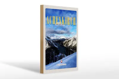 Produktbild von Holzschild Reise 20x30cm Achenkirch Österreich Skiurlaub