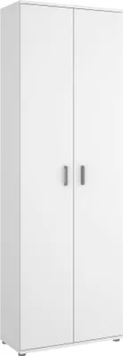 Produktbild von Dmora Mehrzweckschrank 2-türig Suretta Weiß 61x190 cm 6 Böden