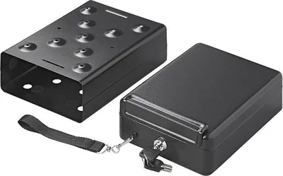 Obrázek produktu pro Ocelový trezor s držákem 225x165x85mm