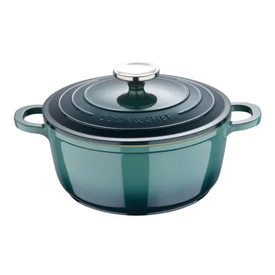 Produktbild von Bergner Ø 20 cm Aluguss-Kochtopf "EXCALIBUR" BG-36100-GR grün