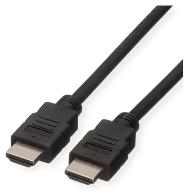 Obrázok produktu pre ROLINE 11.44.5735, 5 m, Typ HDMI (štandard), Typ HDMI (štandard), 3D kompatibilita, Audio Return Channel (ARC), Čierna