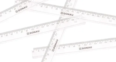 Immagine prodotto di Righello in plastica, trasparente, 20 cm