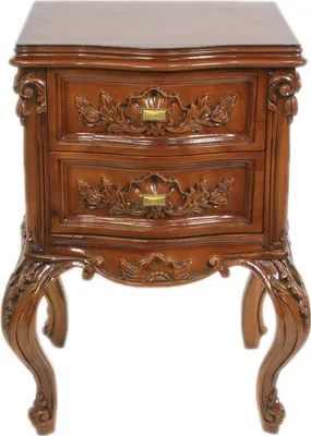 Produktbild von Casa Padrino Barock Kommode Mahagoni H 70 cm, B 50 cm, T 40 cm - Nachttisch Kommode - Italienische Stil Möbel