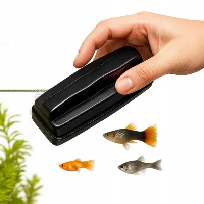 Produktbild von Aquarium-Magnetreiniger bis 10 mm Mikrofaser, Groesse L