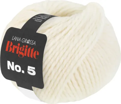 Produktbild von Lana Grossa - Brigitte No. 5 0001 weiß