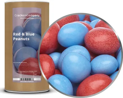 Produktbild von RED & BLUE PEANUTS Membrandose groß 950g