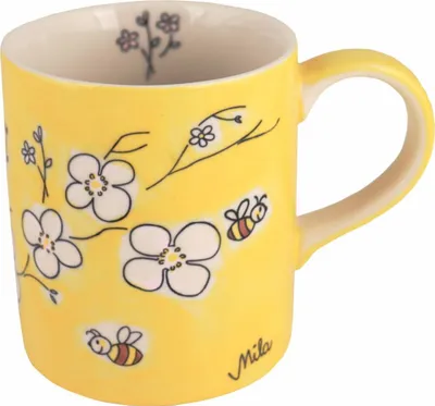 Produktbild von Mila Keramik-Becher Bienenblüte | ca. 250 ml