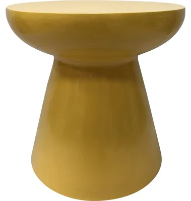 Produktbild von Lesli Living - Gartentisch Vei - Gelb - Ø40x40cm