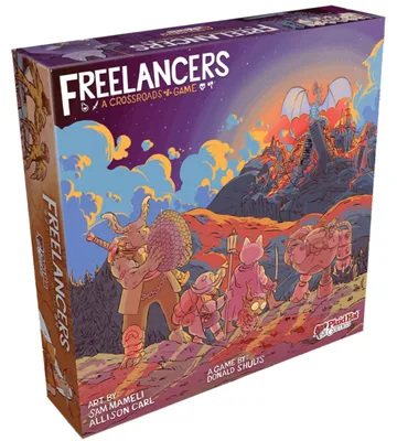 Freelancers – Strategiespiel, Fantasy, 3-7 Spieler, ab 14 Jahren