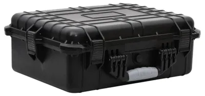 Produktbild von Kamerakoffer Fotokoffer Transportkoffer mit Schaumstoffeinsatz aus Aluminium für Kamera und Ausrüstung Outdoor Einsatz Schutzkoffer 52 x 40 x 19 cm