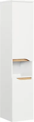 Produktbild von Midischrank Pelipal Quickset 857 BxHxT 30 x 141 cm x 33 cm Frontfarbe weiß glänzend