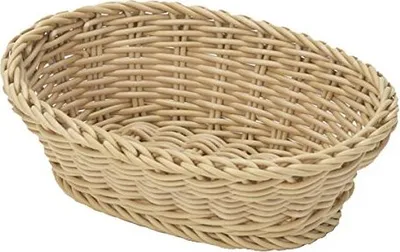 Obrázek produktu pro Oválný plastový koš světle béžový