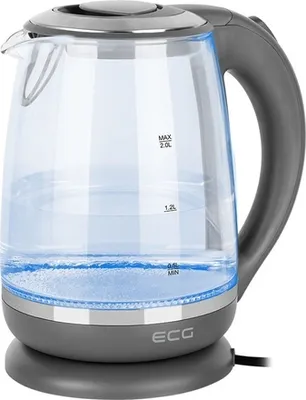 Produktbild von Elektrischer Wasserkocher ECG RK 2020 Grau Glas