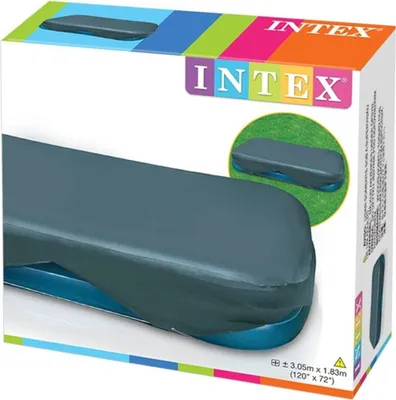 Produktbild von INTEX 58412NP - Abdeckplane rechteckig für Swimcenter bis 305x183cm, Überhang 51cm