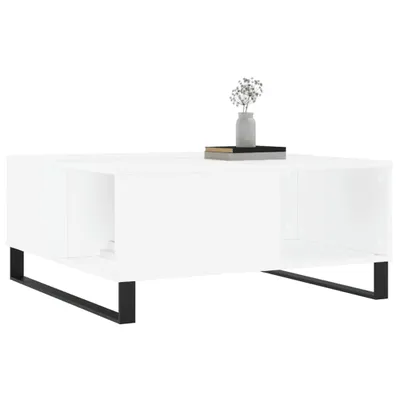 Produktbild von "Winterschlussverkauf "Couchtisch - CLORIS - Wohnzimmertisch - Robust und langlebig - Weiß 80x80x36,5 cm Holzwerkstoff - NeuMöbel4850064
