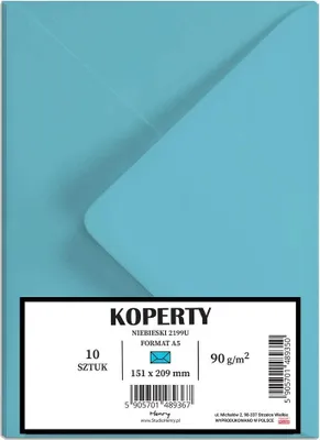 Produktbild von A5-Umschläge, blau, 10 Stück – Henry