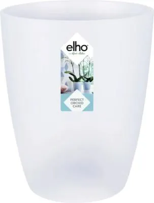 Obrázok produktu pre elho Brussels Orchid High, Kvetináč, Voľne stojace, Polypropylén (PP), Priehľadná, Kolo, Vnútorný