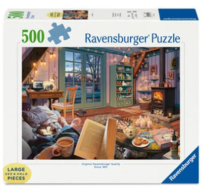 Image de Ravensburger Cozy Retreat, 500 pièces, vacances, 12 ans