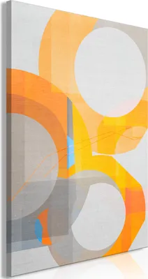 Produktbild von Italienischer Leinwand Leinwandbild - Multicolour (1 Part) Vertical 20x30 cm Abstrakt a-A-0584-b-a